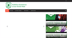 Desktop Screenshot of croceverdemele.it